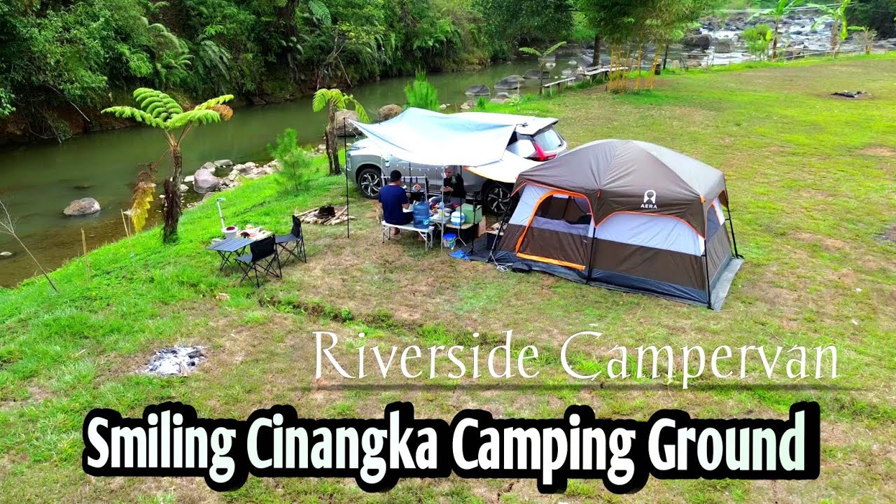Smiling Cinangka Camping Ground | Riverside Campervan | Cianjur Jawa Barat