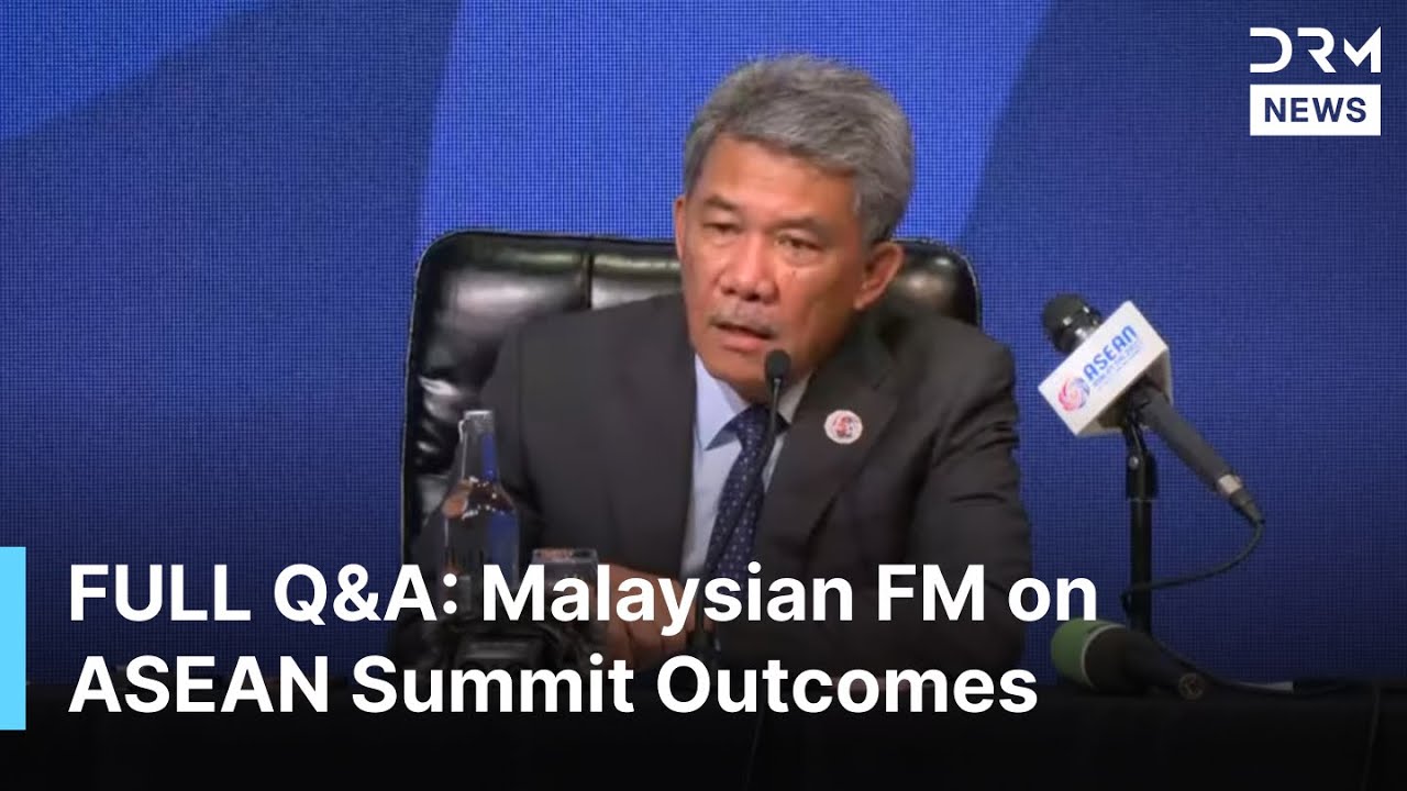 FULL Q&A: Malaysian FM Mohamad Hasan on ASEAN Summit Outcomes, KL Accord & Myanmar Talks | AC1B