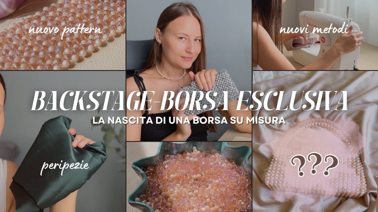 BACKSTAGE ESCLUSIVO: La nascita di una borsa di perline su misura 🎬👛