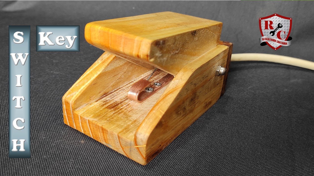 Home made ELECTRICAL SWITCH / INTERRUPTOR ELÉCTRICO de pedal casero. ¿Como se hace?
