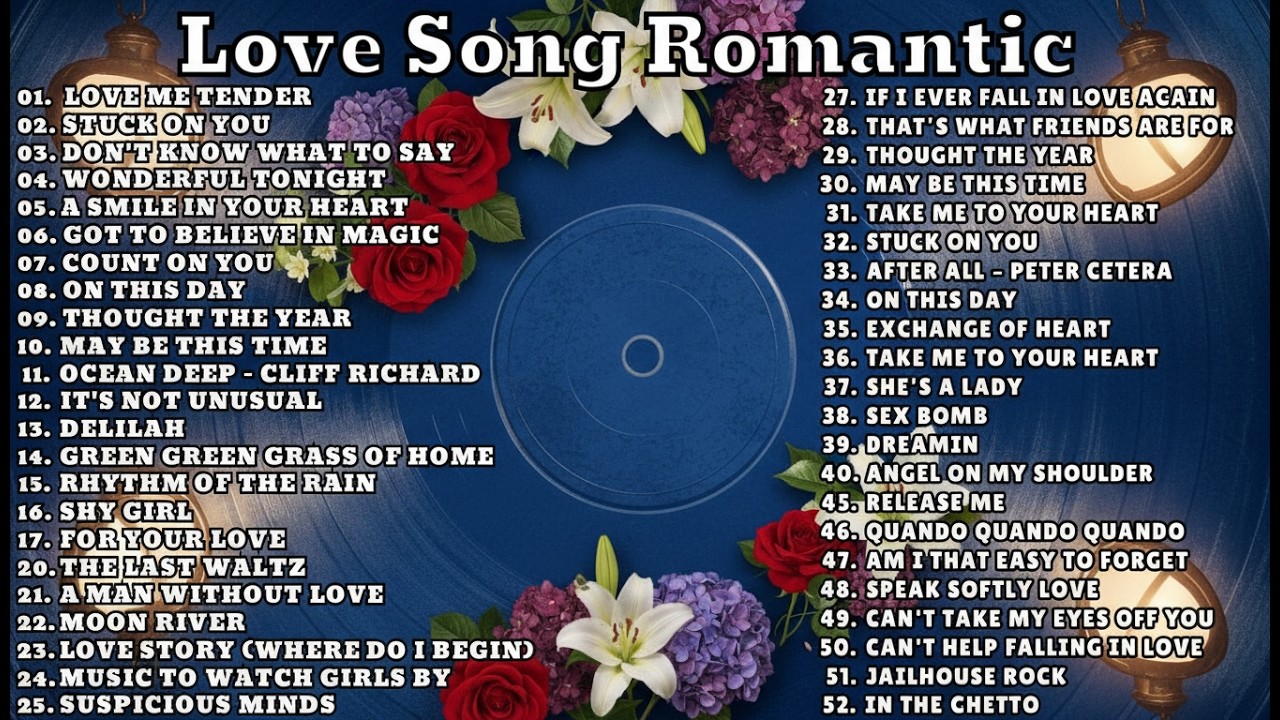 Vintage Heartfelt Memories Featuring Kenny Rogers, Chicago, Lionel Richie, Bee Gees