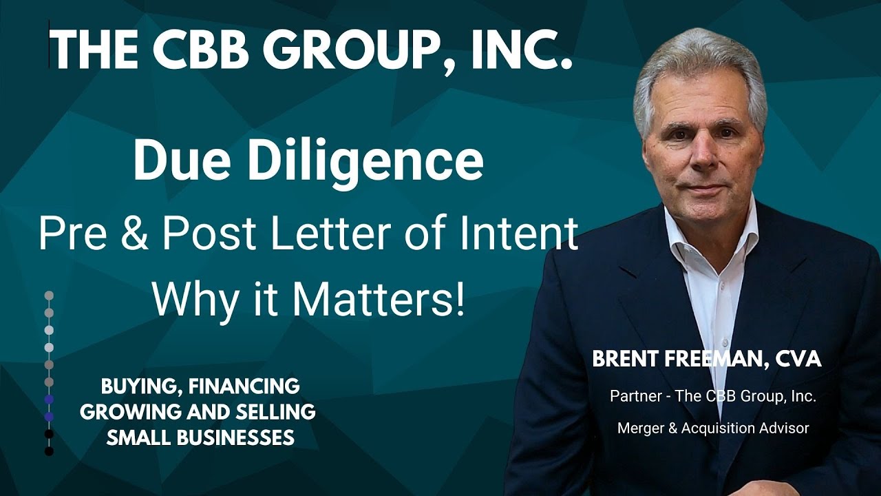 Due Diligence Pre & Post Letter of Intent.  Pre LOI DD is just if not more important than Post LOI