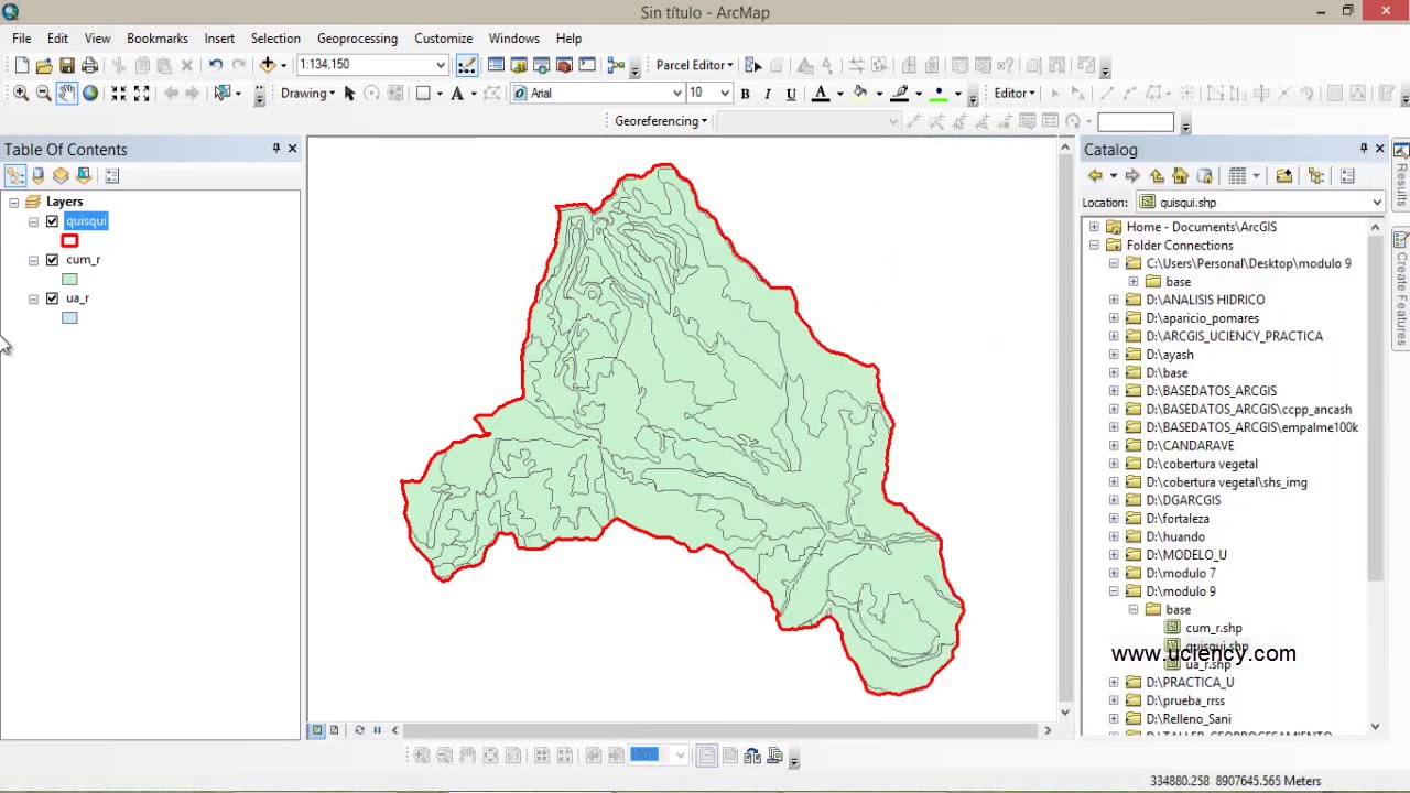 ArcGIS Avanzado - lMódulo IX   Parte I   Conflicto de uso suelo