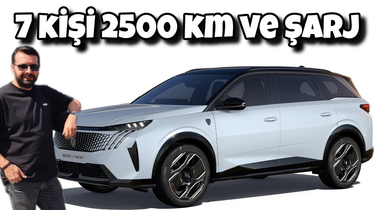 Elektrikli Peugeot 5008 ile 2500 km uzun yol gittik | Kaç kere şarj ettik 