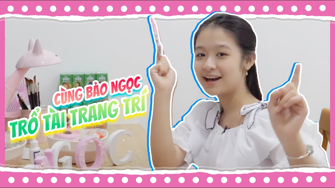 NĂM MỚI TỚI MÀ KHÔNG ĐƯỢC ĐI MUA ĐỒ TẾT! BẢO NGỌC TỰ TAY TRANG TRÍ GÓC HỌC TẬP
