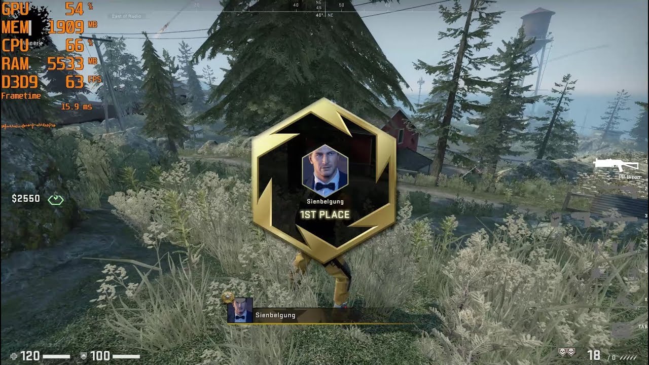 CS:GO Battle Royale - Max Settings - GTX 1060 6GB | i5 7500 - FPS Test [1080p]