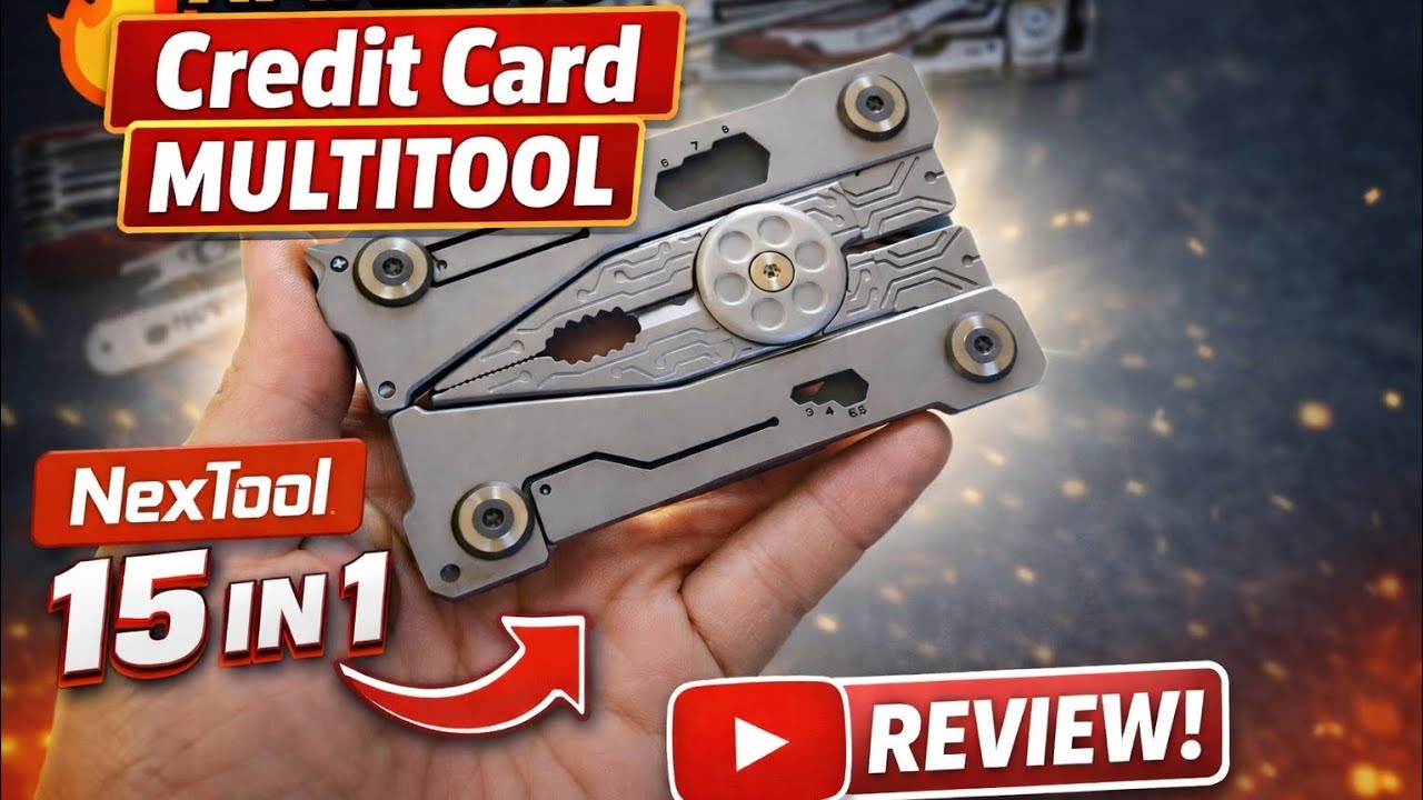 This Credit Card Multitool Is Actually Really Good! (Nextool 15-in-1 Review)