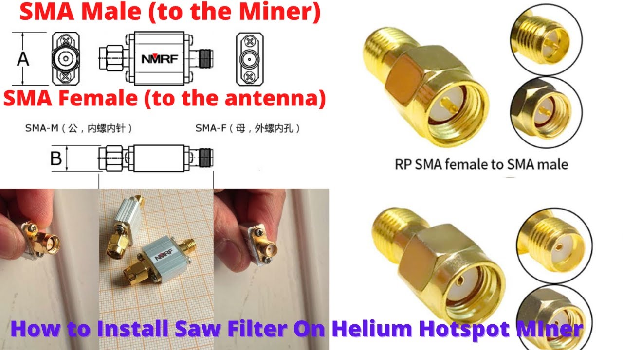 How To Install RFID Remote SAW bandpass filter  On Helium ( HNT) Hotspot Miner (Bobcat)