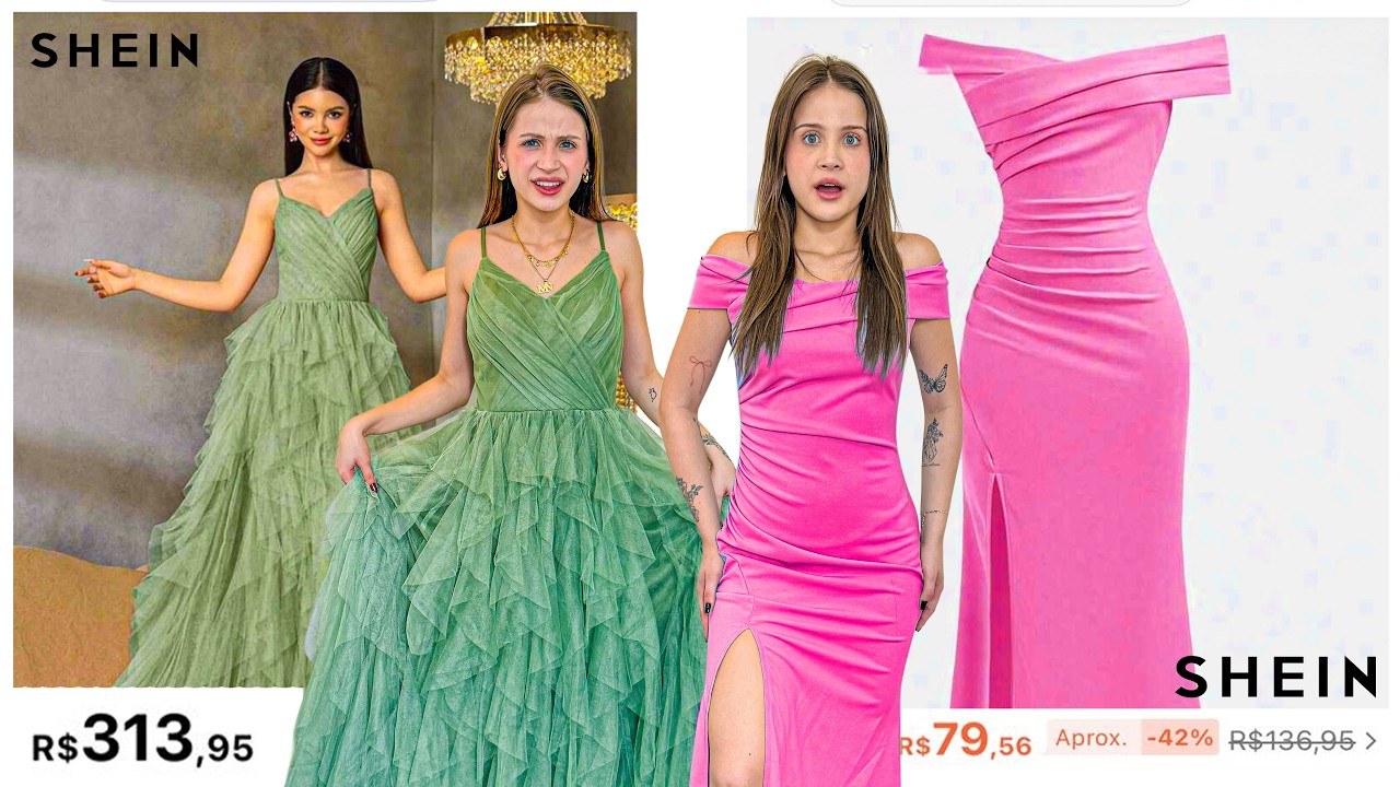 COMPRAMOS os VESTIDOS de FESTA da SHEIN!