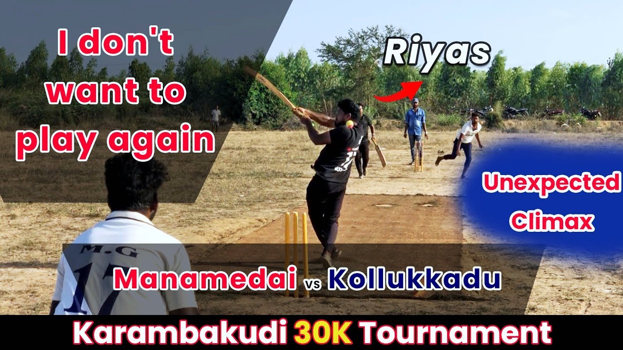 Cricket | Karambakudi 30K Tournament | Manamedai Vs Kollukkadu | Pool 2 Match 2 | #ipl  #vikram