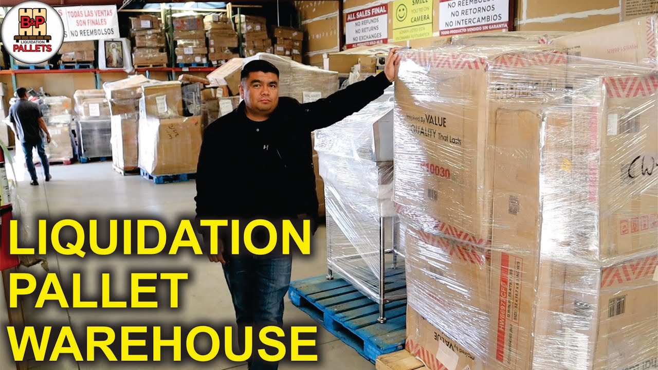 A Tour Of Our Liquidation Pallets Warehouse - BP Pallets