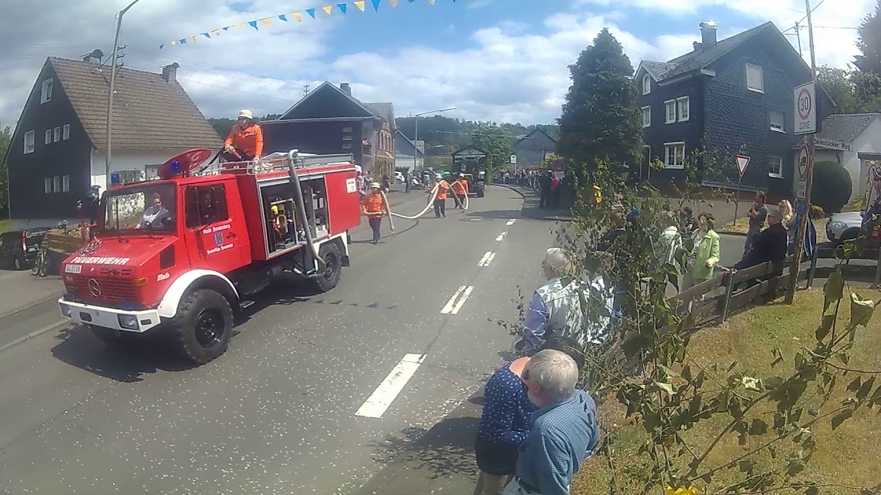 675 Jahre Alchen - Festzug 07.07.2019 - Hin- & Rückweg