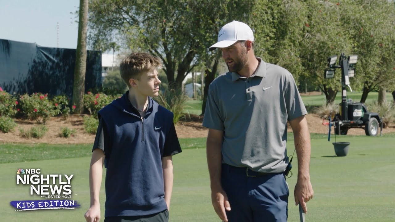 Catching up with Scottie Scheffler as he eyes a three-peat | Nightly News: Kids Edition