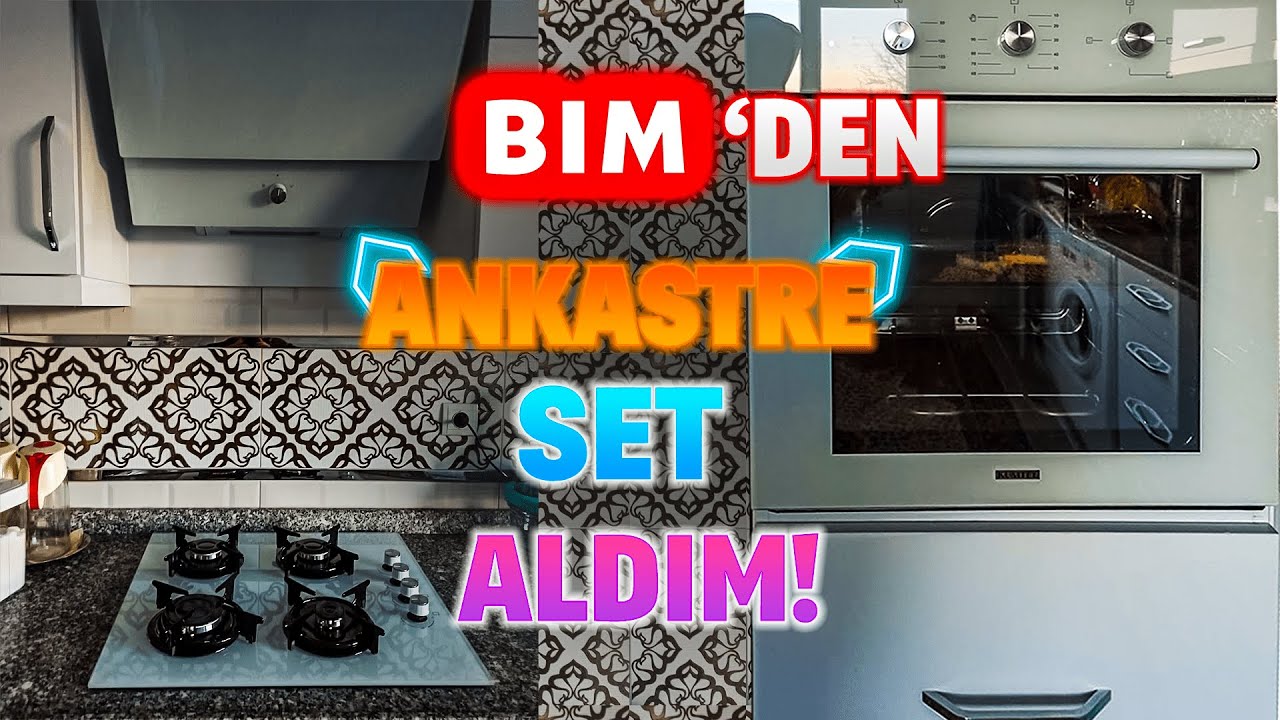 Bim Kumtel Beyaz Ankastre Set, Ankastre Set Kurulumu, Bim Ankastre Set Paket Açılımı