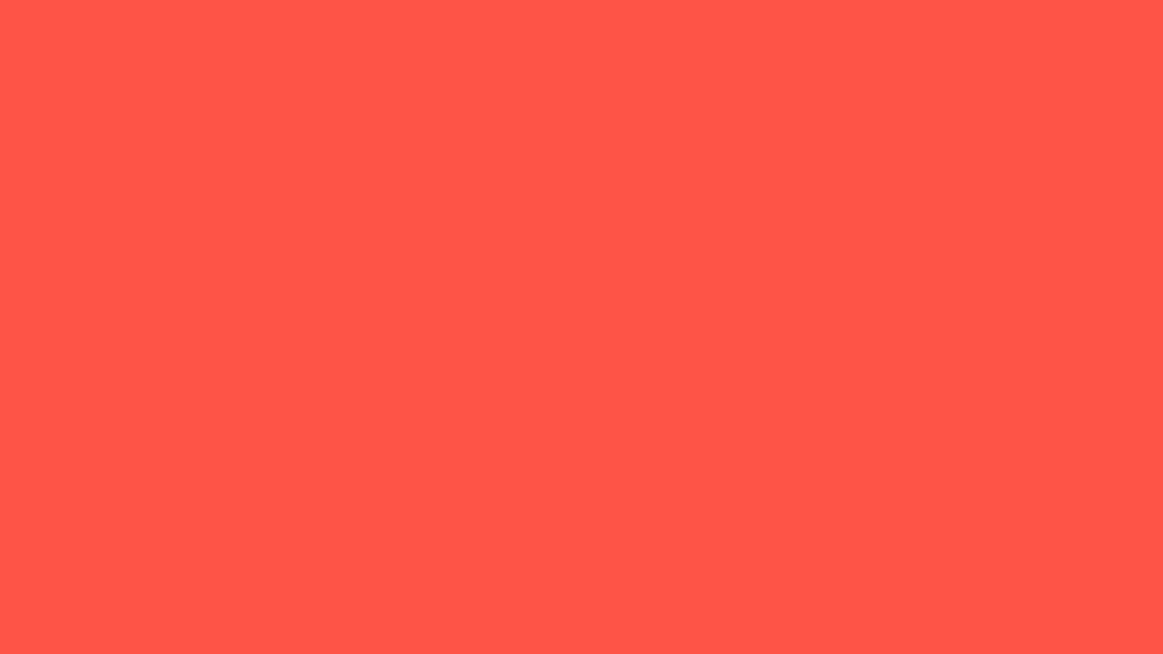 4K RED-ORANGE SCREEN #FF5349