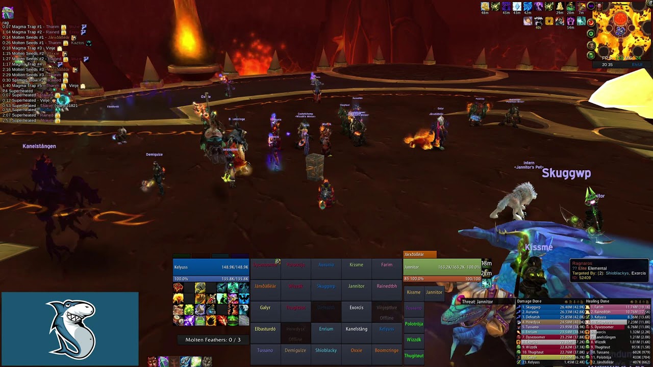 Tuesday 25 - Resto Shaman - Firelands hc