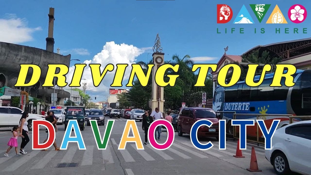 [Driving] Drive around the central area of Davao City, Philippines