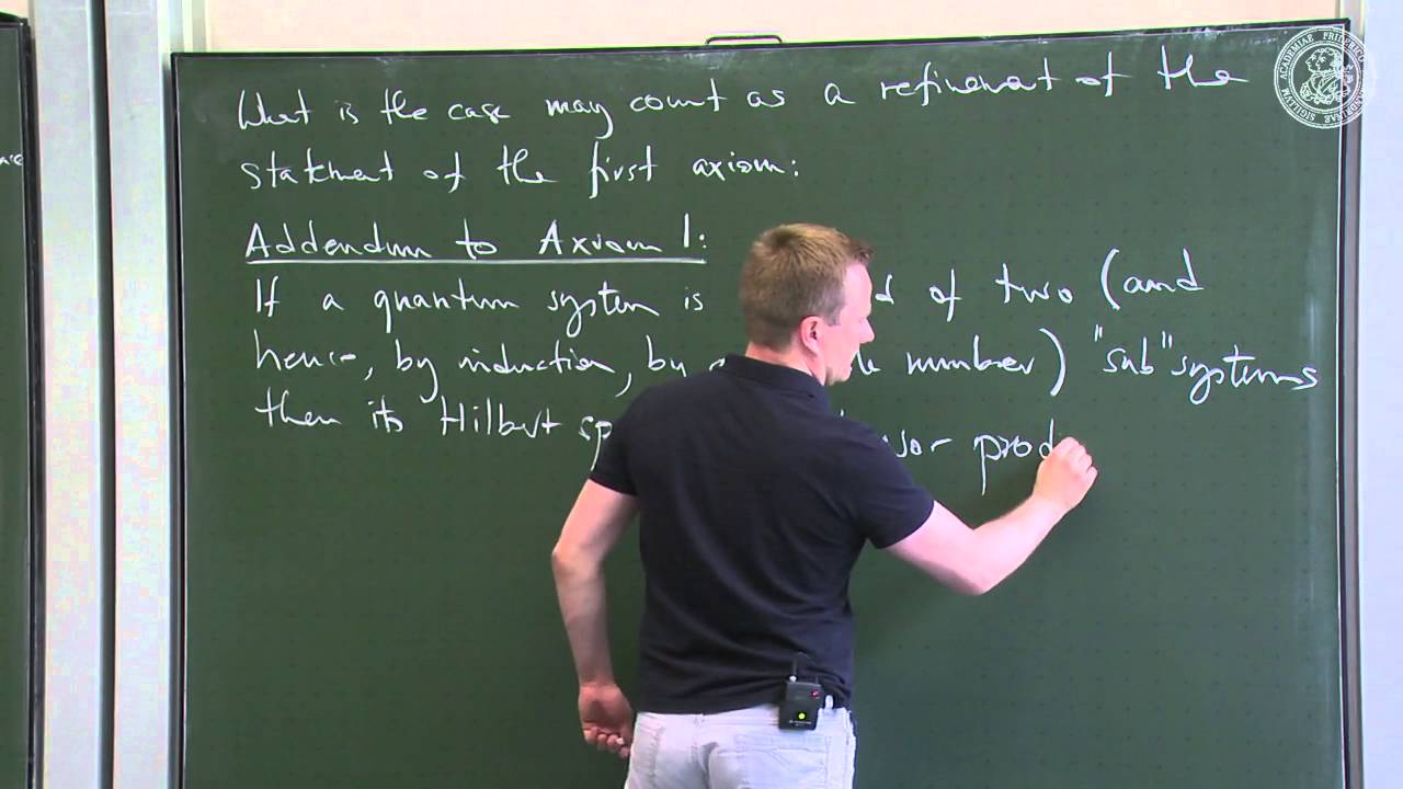Composite systems - L14 - Frederic Schuller