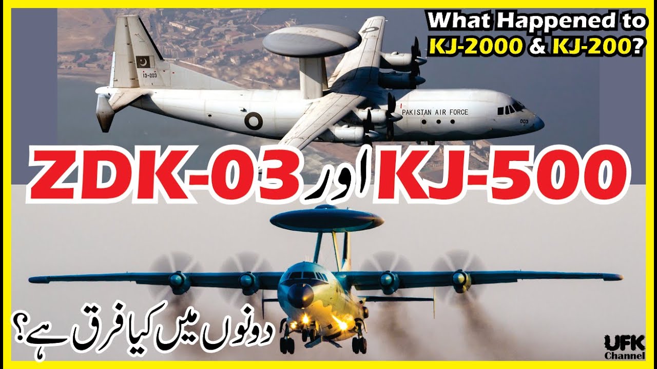 Difference Between PAF AWACS ZDK-03 and Chinese KJ-500. Also where are KJ-2000 and KJ-200 gone?
