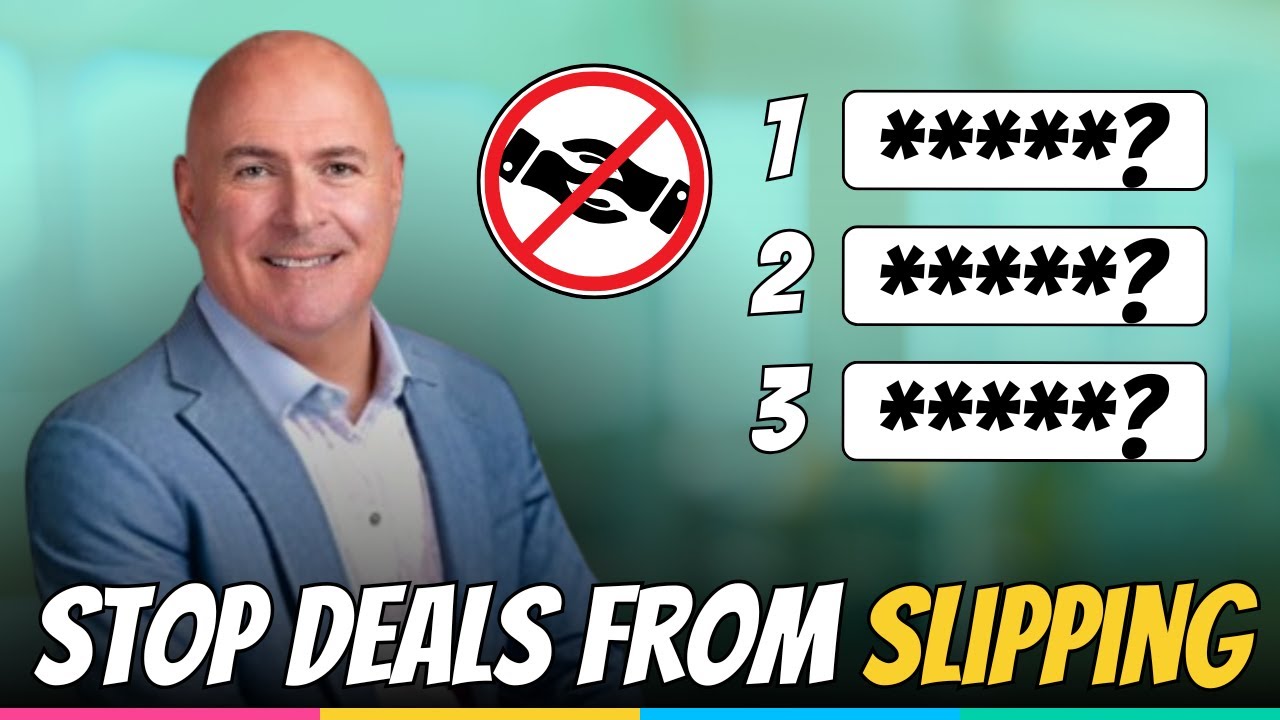Three Simple Questions To Stop Deals From Slipping | Bob Kocis