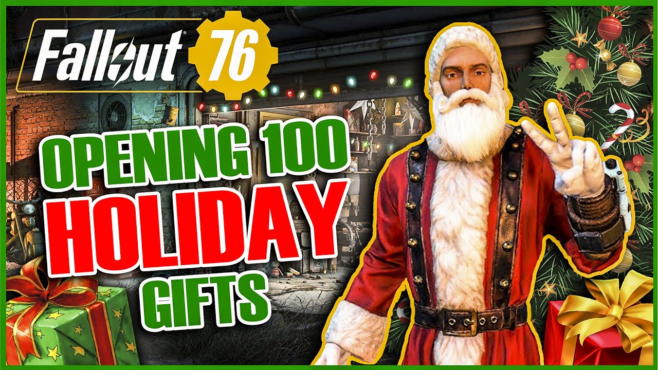 Opening 100 Holiday Gifts! | Fallout 76 Holiday Event!