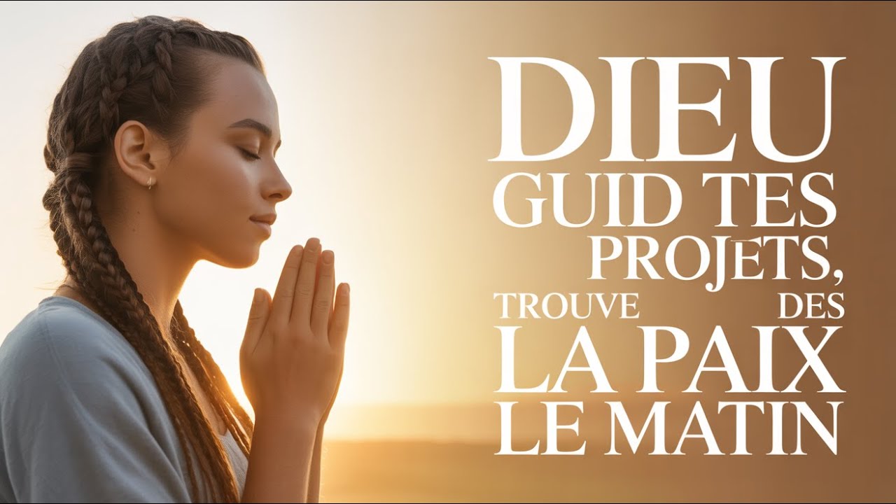 Prière du Matin avec les Proverbes – Confie tes projets à Dieu et trouve la paix