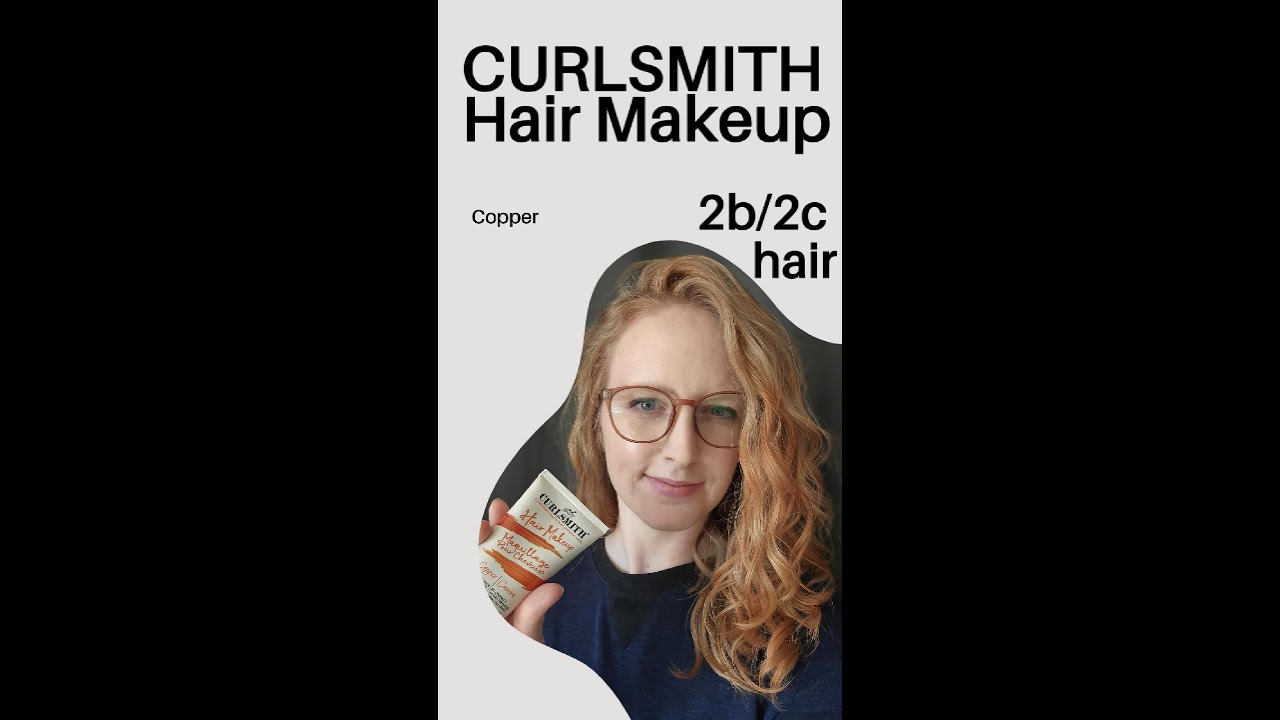 Using the new CURLSMITH Hair Makeup in Copper