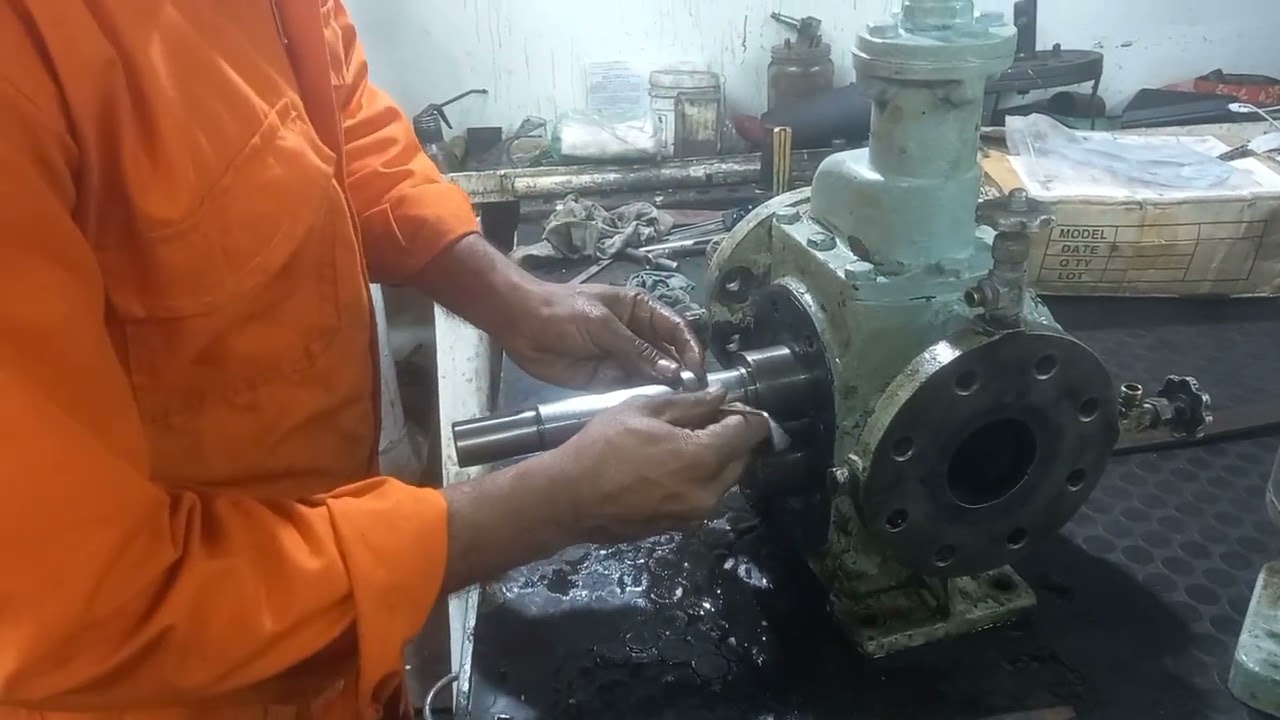 Screw Pump Overhaul | Ship videos | Pump Dismantling |