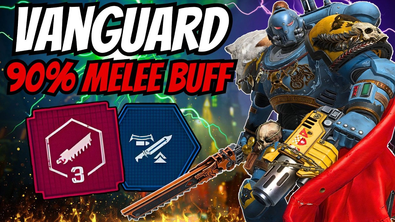Heroic Chainsword MELEE CHAMPION Vanguard Build Gets 90% Bonus Melee Damage in Space Marine 2