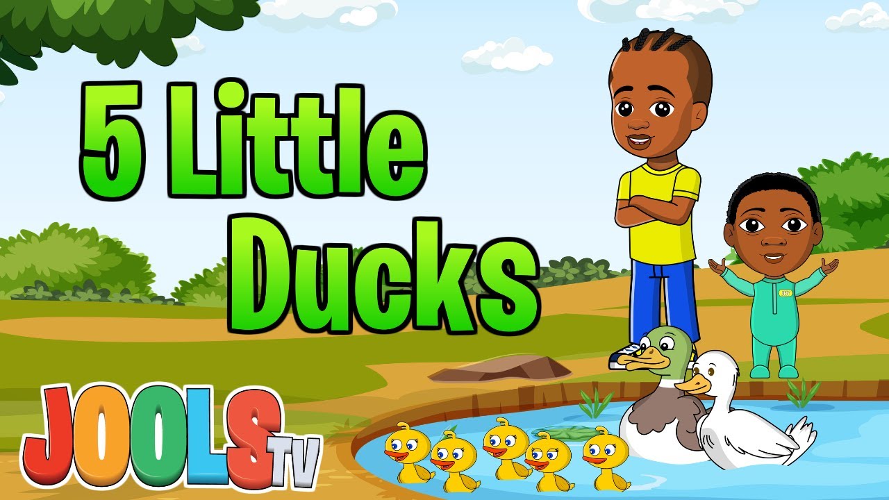 Five Little Ducks | Counting with JoolsTV | Nursery Rhymes + Kids Songs
