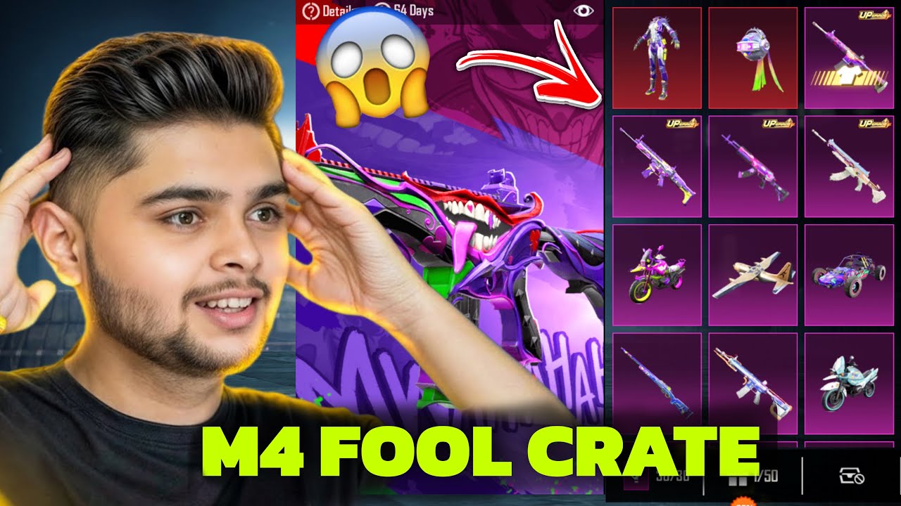 M416 Fool Crate Opening 🔥 Anniversary CRATE OPENING IN BGMI | BIXI OP