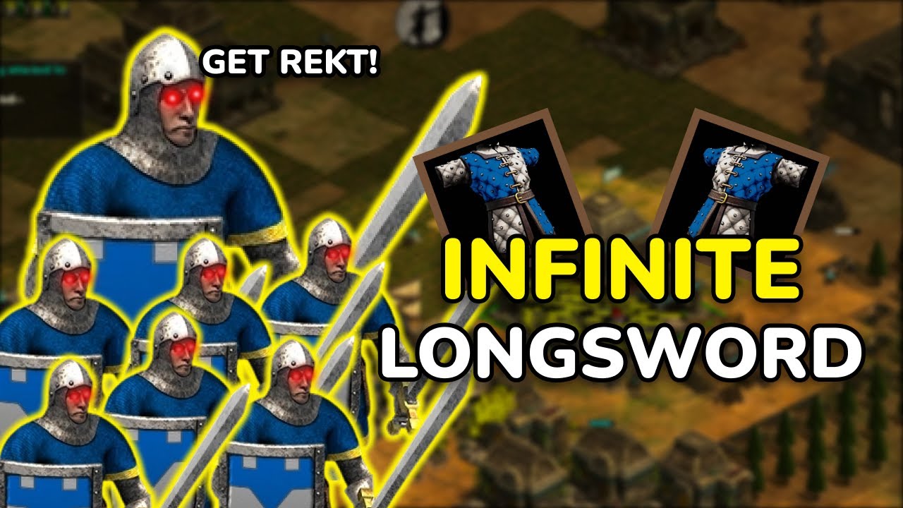 Longsword with Infinite Shadow Clone Jutsu | 4v4 Arabia | Age of Empires II DE Gameplay Indonesia