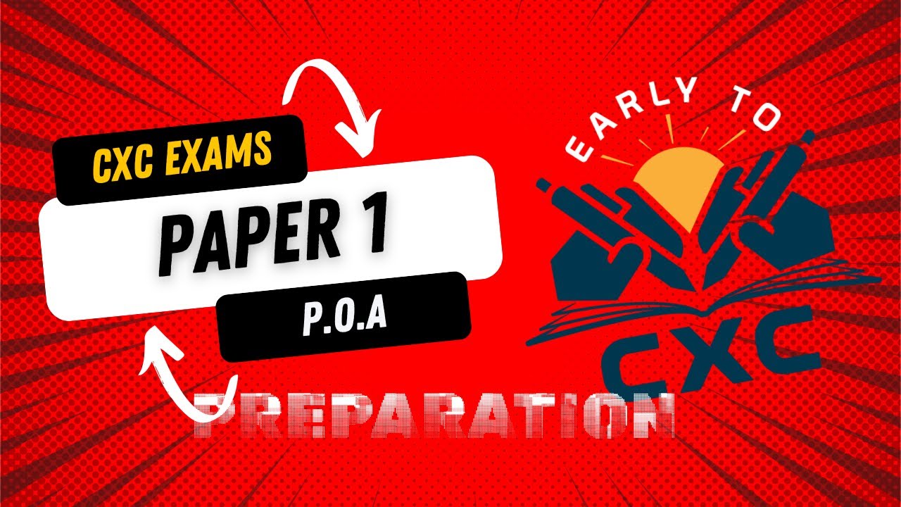 POA May 2025 Paper 1 Exam Prep