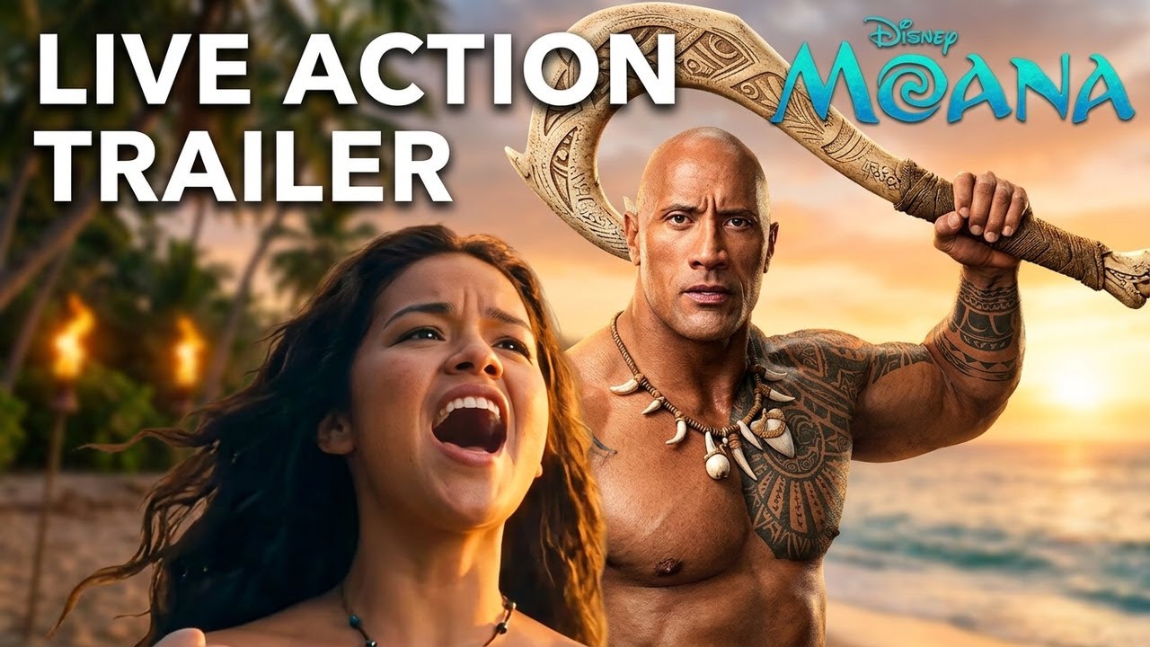 МОАНА — новый трейлер (2026) | Дуэйн Джонсон, Кэтрин Лагааиа | Disney