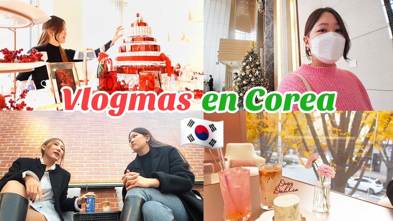 🎄 Vlogmas 1 | Decoraciones navideñas en Corea y fin de semana trabajando como influencer 🇰🇷