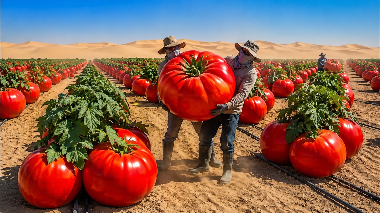 They Have Successfully Grown Tomatoes in the Sahara Desert – Modern Agriculture
