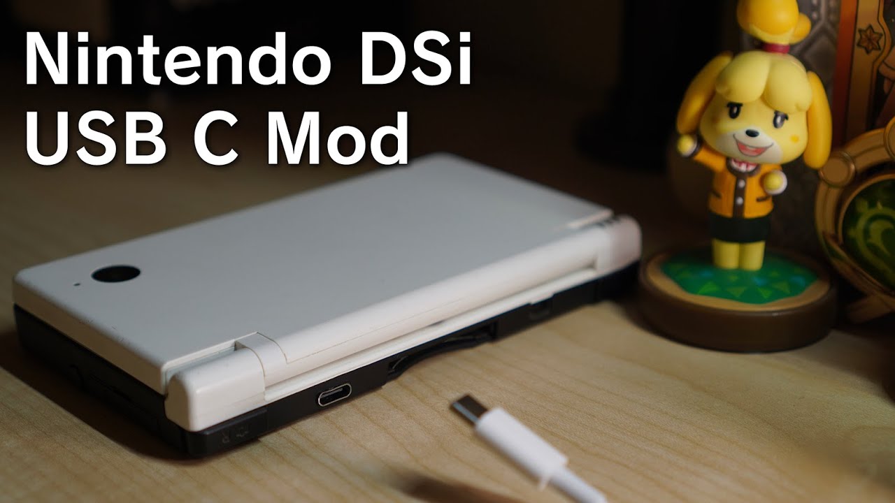 Унификация моего Nintendo DSi (USB C Mod)