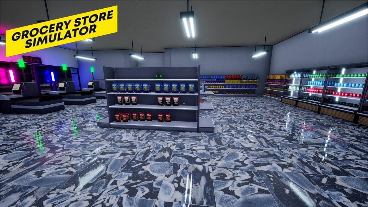 Играю в GROCERY STORE SIMULATOR