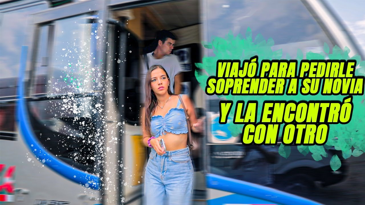 Viajó para sorprender a su novia y la encontró con otro