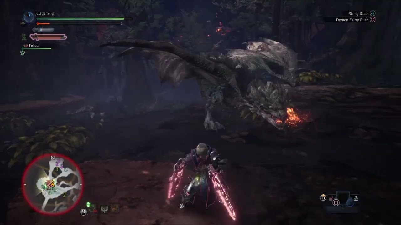Monster Hunter World Dual Blades Enemy Monster Rathian
