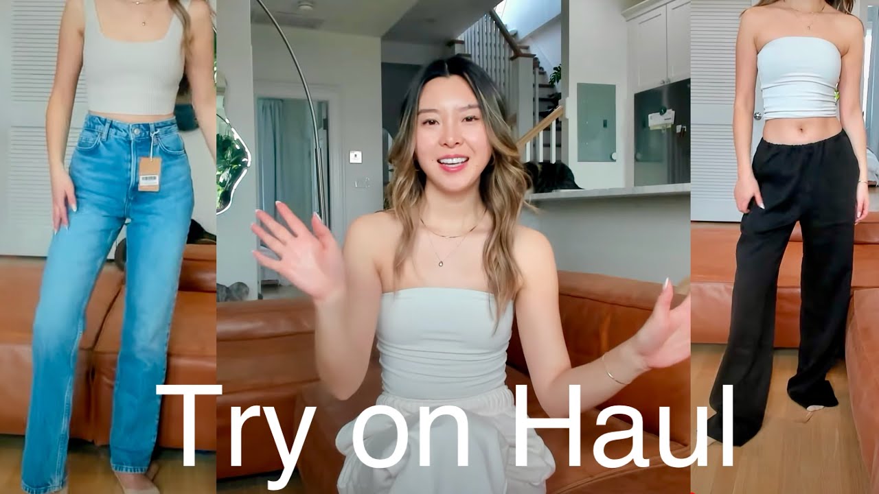 Holiday shopping haul // Try on Haul// Reformation, A&F, Anine Bing