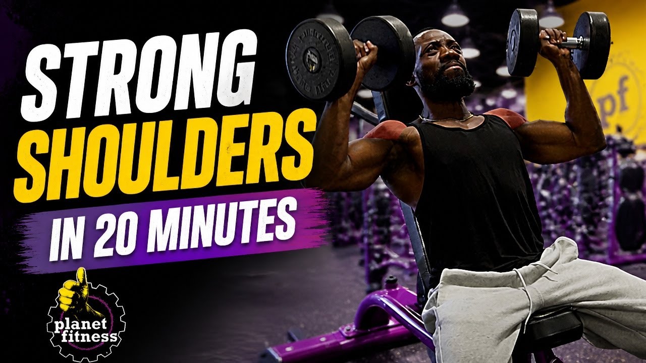 Planet Fitness Shoulder Workout #3  | Beginner Friendly