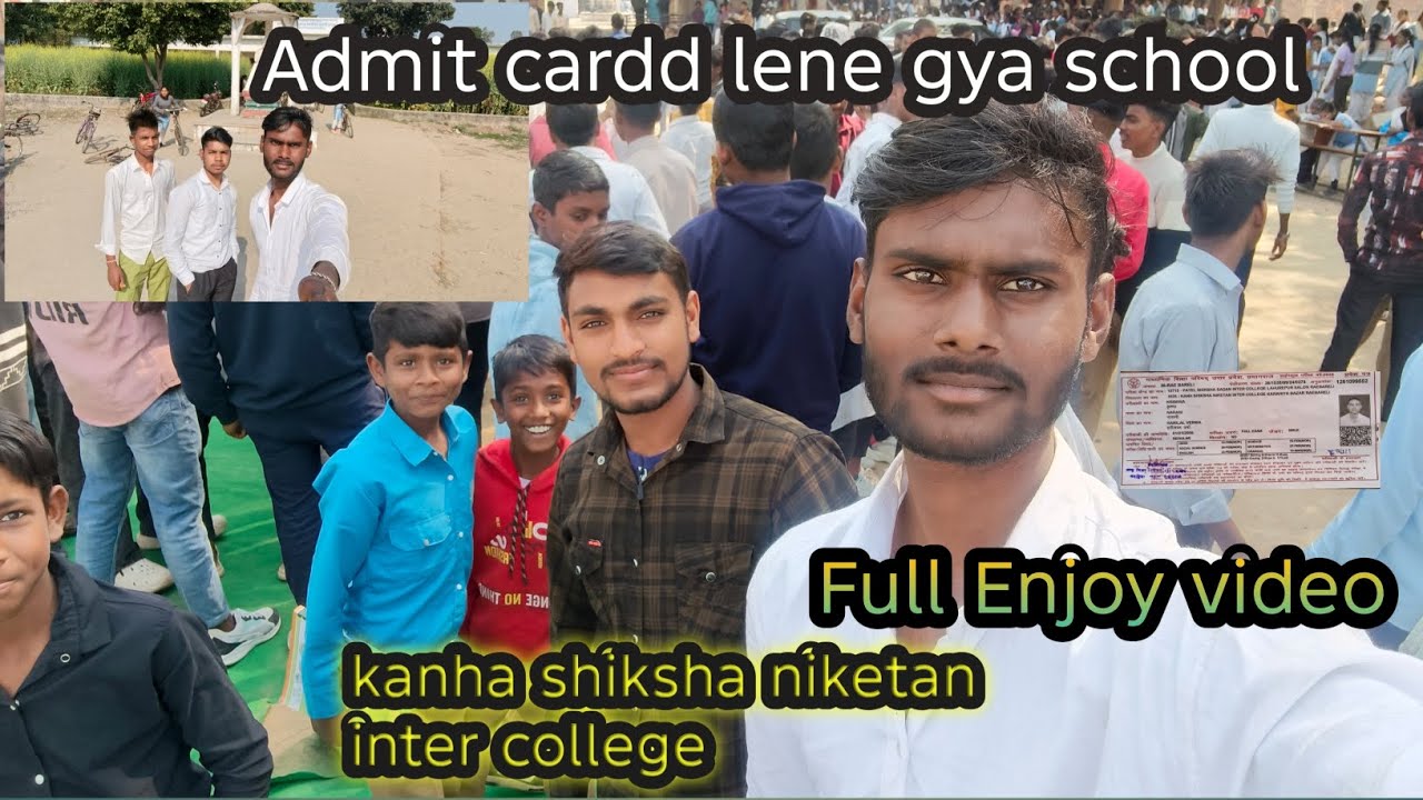 Admit card lene gya school mile sabhi dost🤝🤝 dekhiye is vlog me 🥰🥰 #video #schoollife #viral 