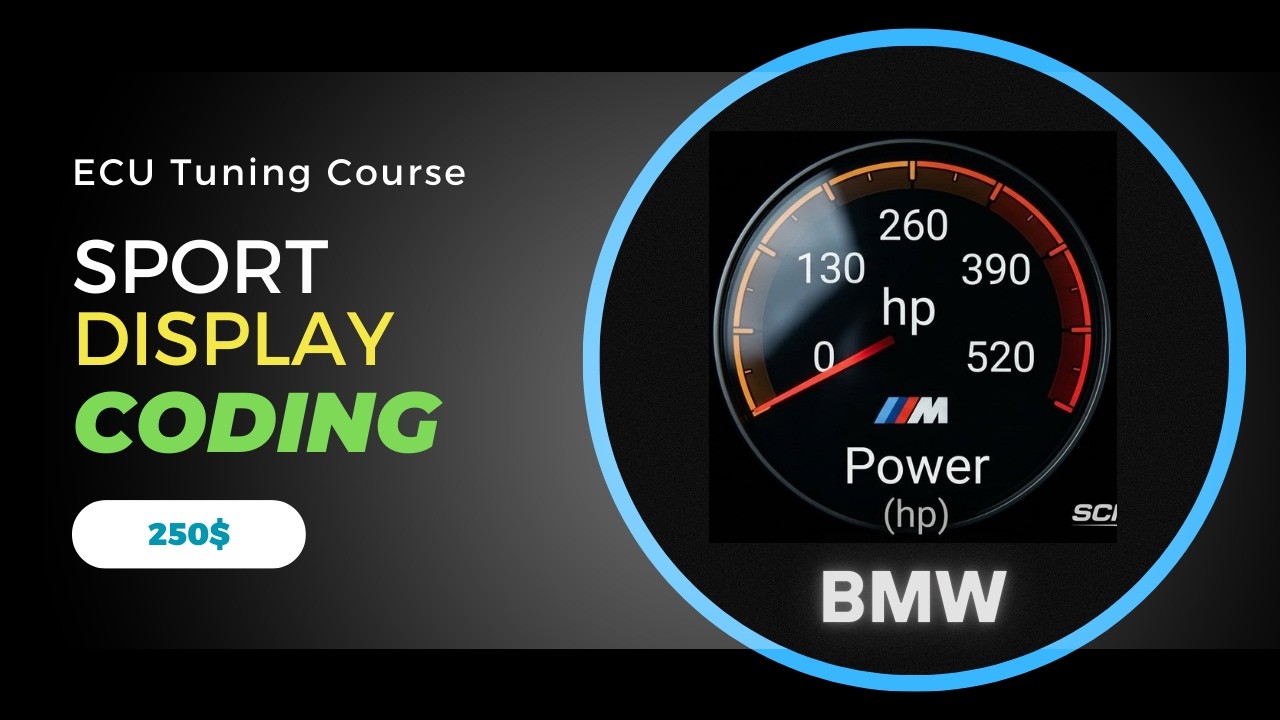 BMW Sport Display Coding & ECU Remapping Explained | HP & Torque Calibration Training