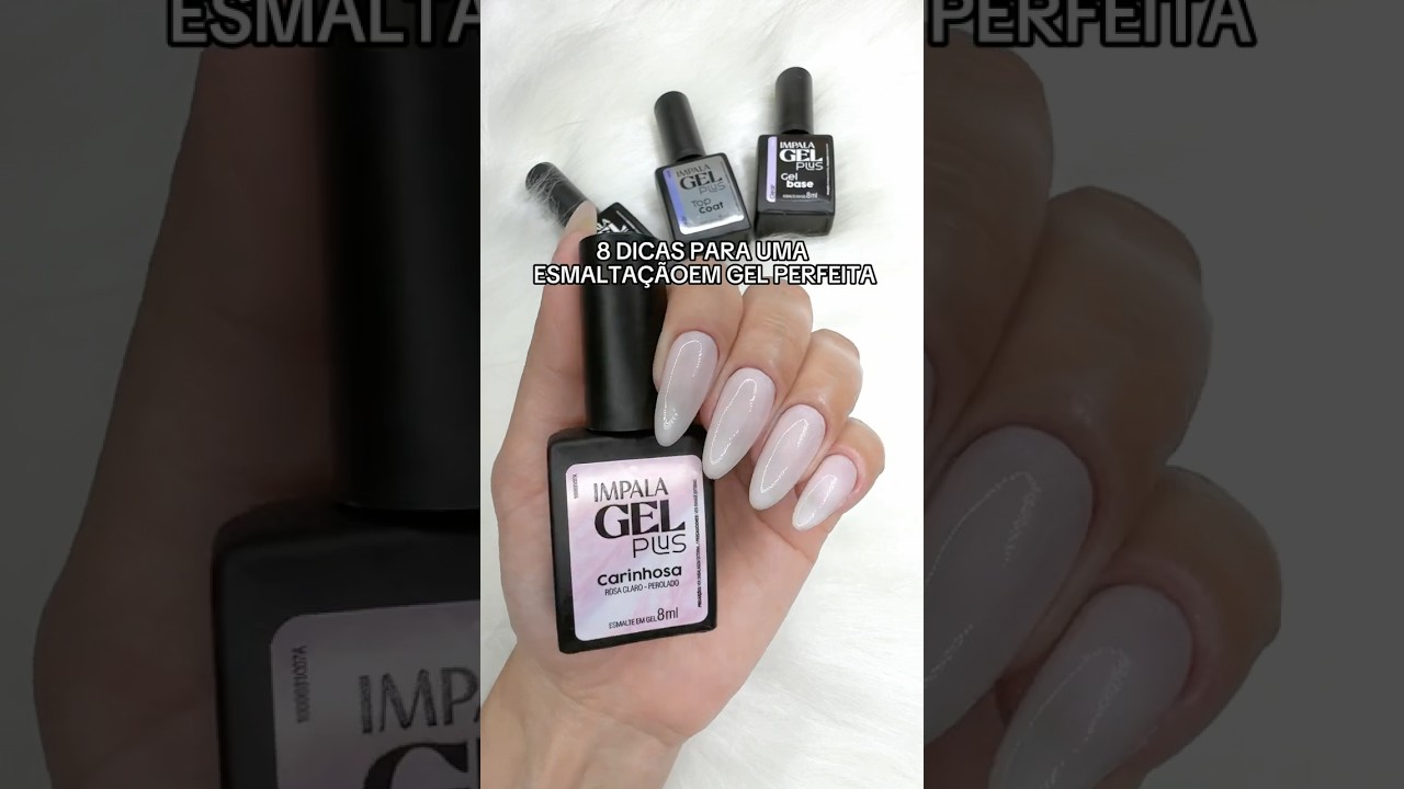 8 dicas para uma esmalta&ccedil;&atilde;o em gel perfeita 😍 #esmaltegel #unhas #esmalte #manicure