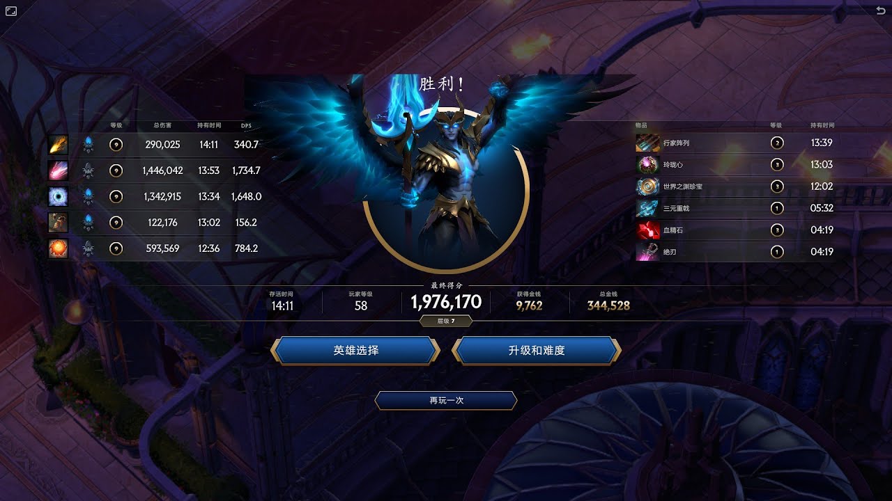 NEW RECORD 1.976M SCORE!!! | Final Build | Nest Of Thorns Echelon 7 | DOTA2