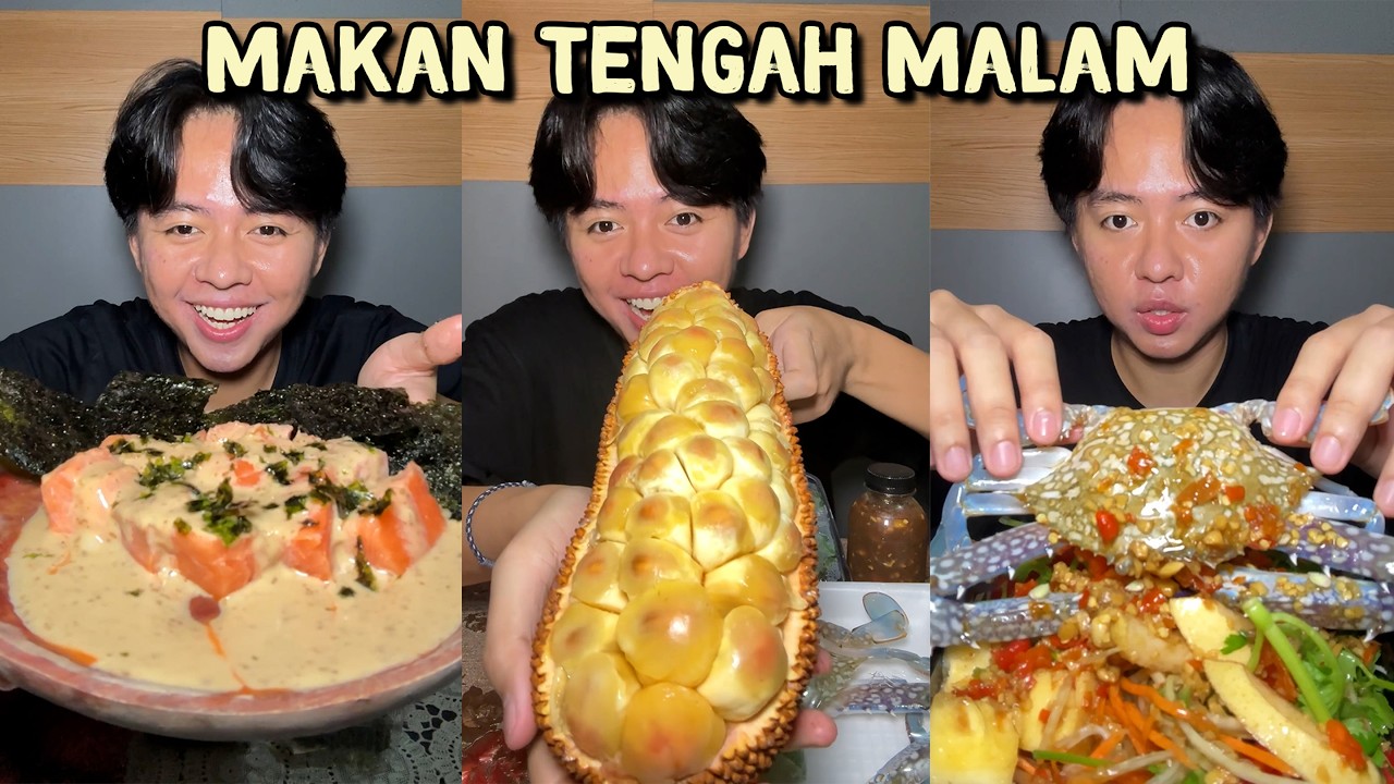 TENGAH MALAM MAKAN SEMUA YANG ADA DI KULKAS!! - TIKTOK FAHMIN1997 MUKBANG TENGAH MALAM