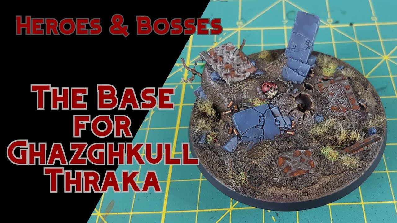 Ghazghkull Thraka Part 1: Painting the Base