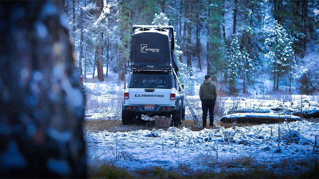 ALL OF THE SNOW Camping in Canada and Idaho