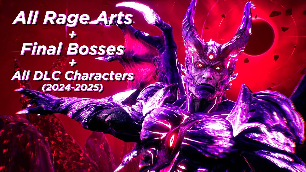 Tekken 8 &mdash; все 42 Rage Arts &mdash; финальные боссы + все персонажи DLC (2024-2025)